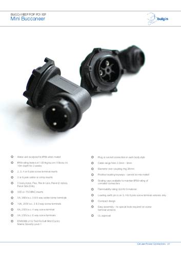 Bulgin PX0804 Rundsteckverbinder