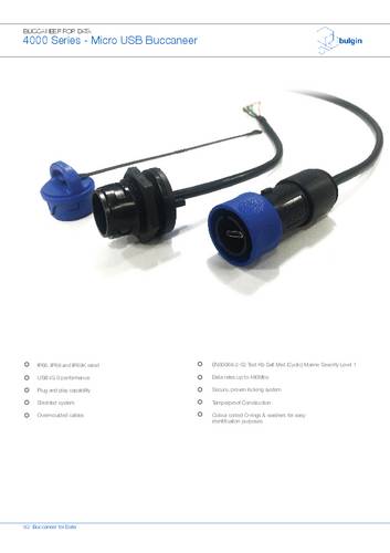 Bulgin PXP4089/YL Rundsteckverbinder