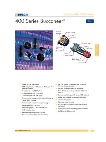 Bulgin PX0410/06S/6065 Rundsteckverbinder