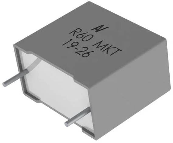 Eine rechteckige elektronische Komponente mit der Beschriftung 