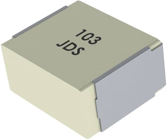 Eine Nahaufnahme einer beigen elektronischen Komponente mit den Markierungen „103 JDS