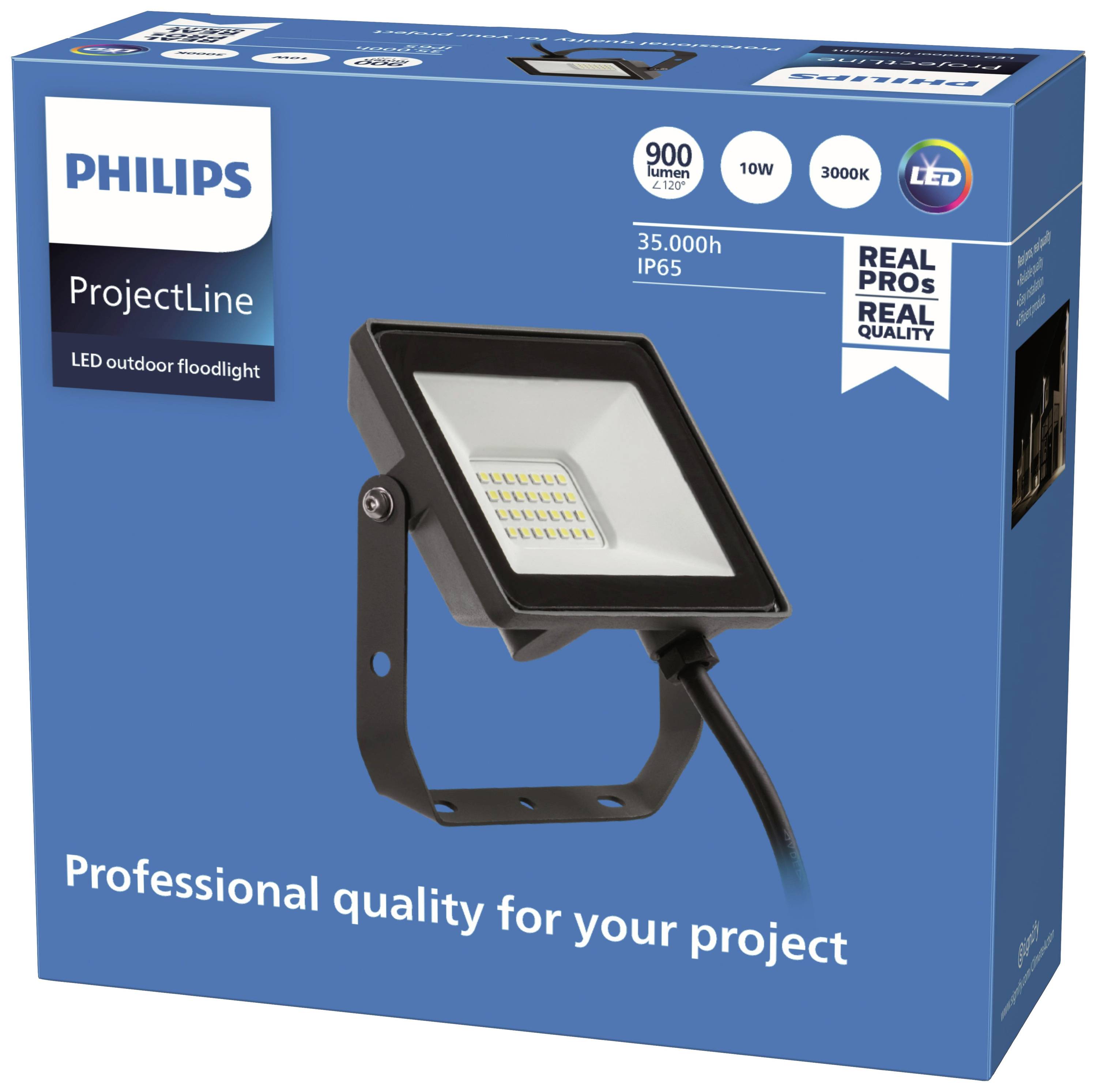 Philips LED ProjectLine 8719514954397 LED-Flutlichtstrahler 10 W Leuchtfarben: Warmweiß