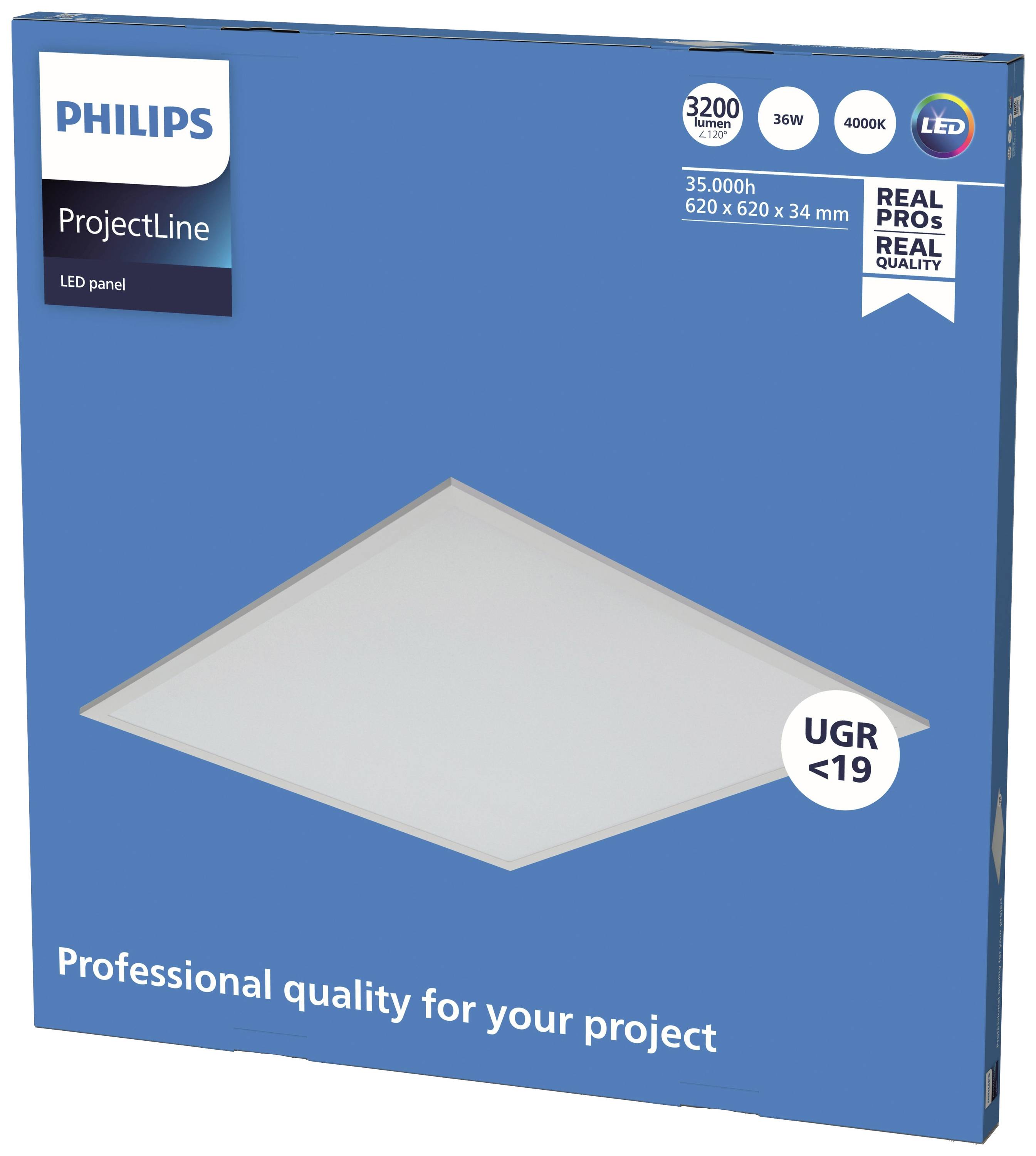 Philips LED ProjectLine 8719514955301 LED-Panel 36 W Naturweiß Weiß ...