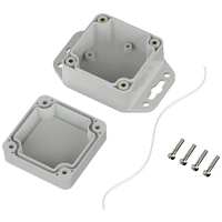 TRU COMPONENTS TC-10860388 Flansch-Gehäuse 60 x 60 x 40.10 ABS Lichtgrau 1 St. TRU COMPONENTS TC-10860388 Flansch-Gehäuse 60 x 60 x 40.10 ABS Lichtgrau 1 St.