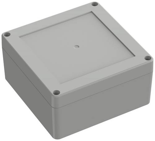 TRU COMPONENTS TC-10860668 Universal-Gehäuse 119.80 x 119.80 x 60.10 Polycarbonat Lichtgrau 1 St.