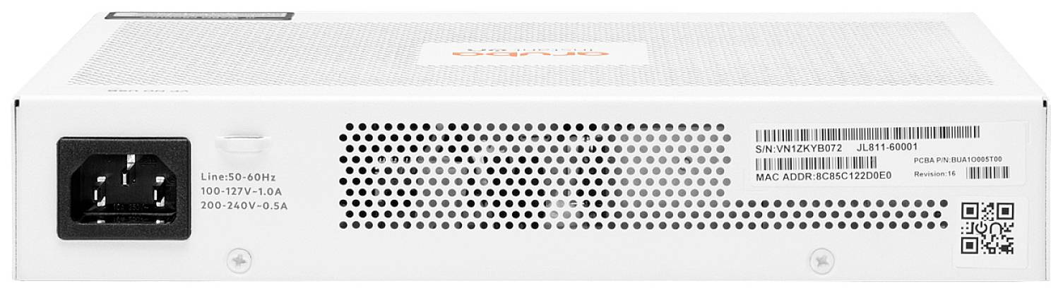 Aruba JL811A#ABB Managed Netzwerk Switch 8 Port 16 GBit/s