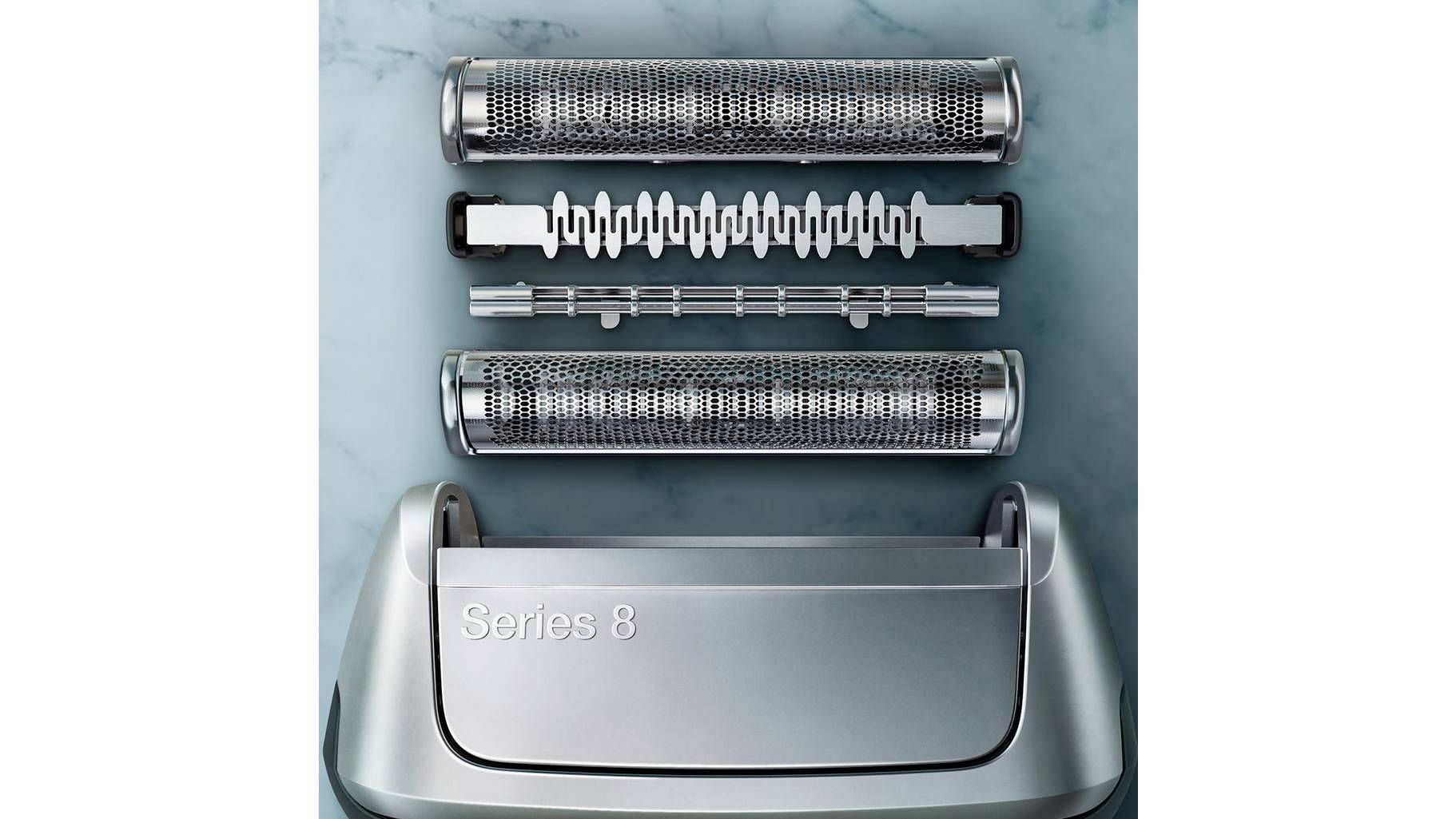 Braun 8370cc Folienrasierer Schwarz/Silber