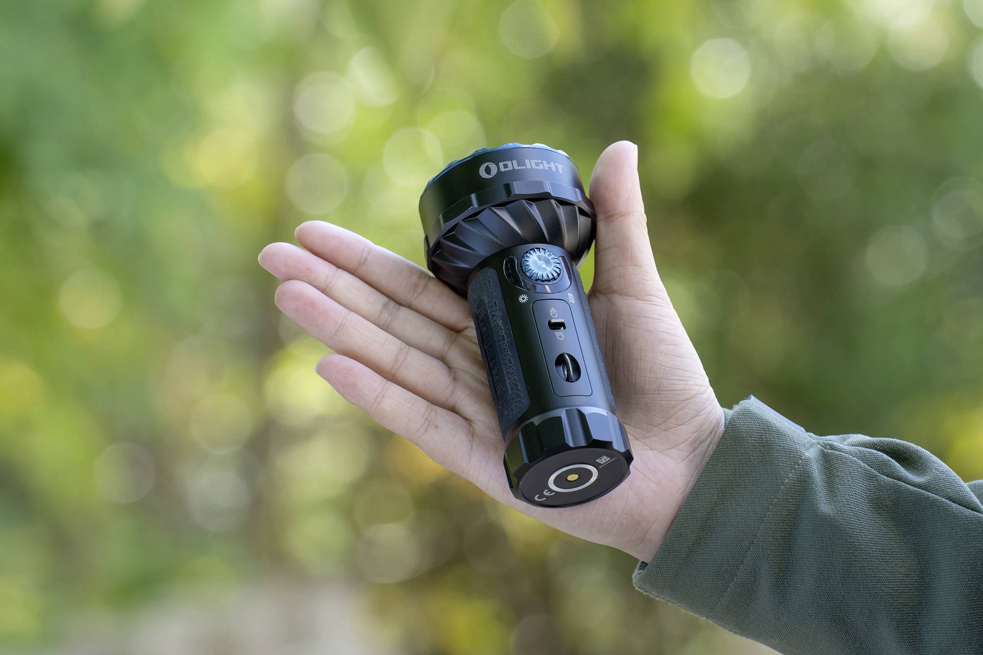 OLight Marauder Mini black LED Taschenlampe Große Reichweite akkubetrieben 7000lm 462g