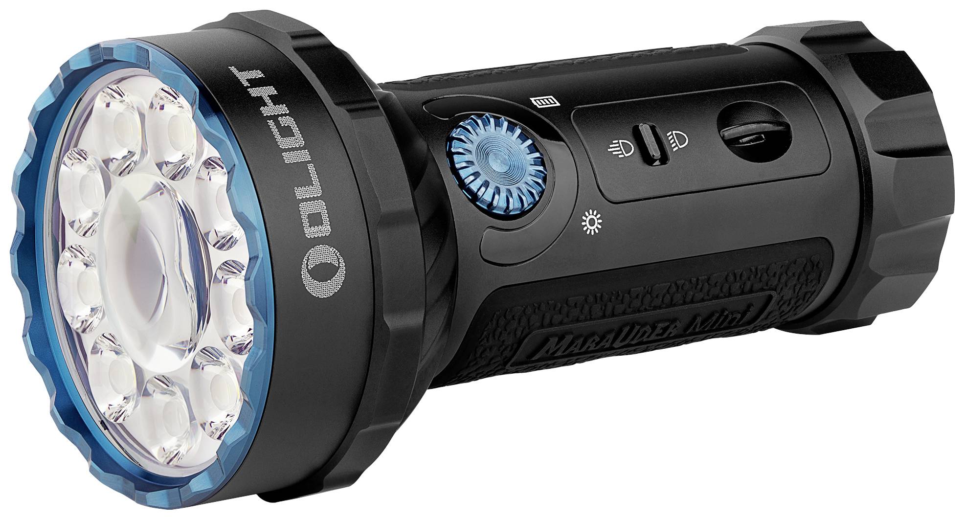 OLight Marauder Mini black LED Taschenlampe Große Reichweite akkubetrieben 7000lm 462g