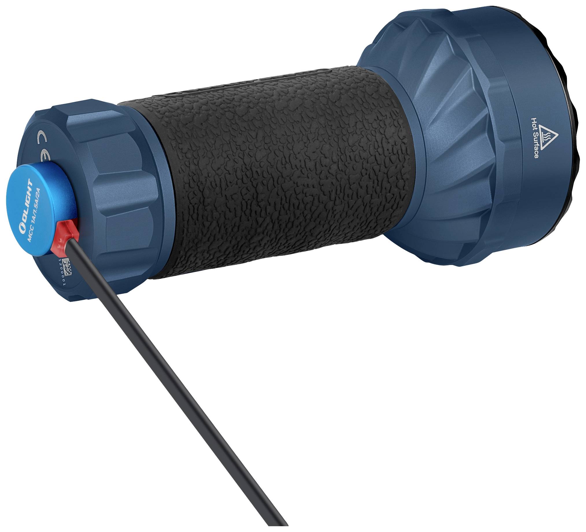 OLight Marauder Mini midnight blue LED Taschenlampe Große Reichweite akkubetrieben 7000lm 462g