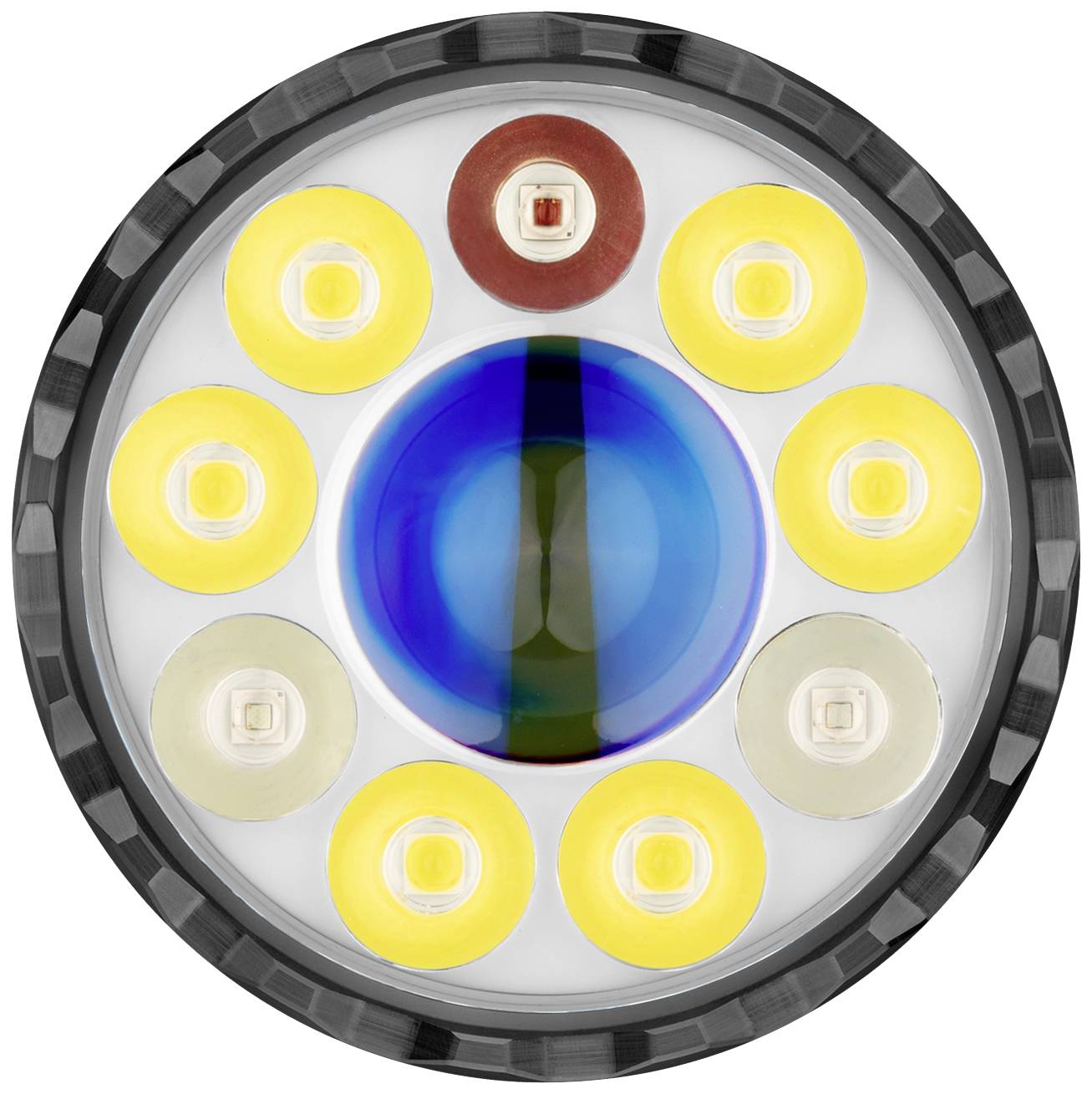 OLight Marauder Mini midnight blue LED Taschenlampe Große Reichweite akkubetrieben 7000lm 462g