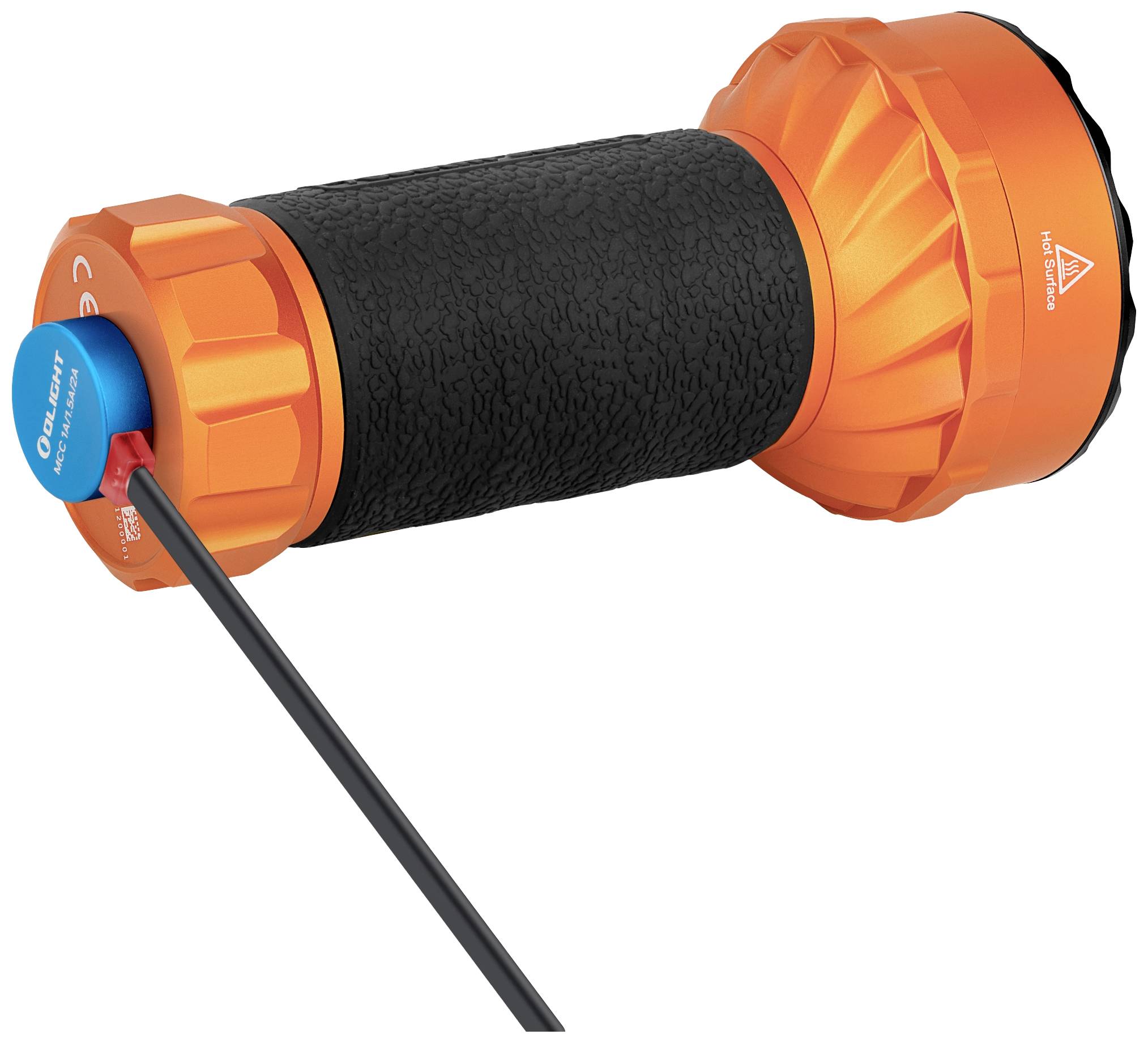 OLight Marauder Mini orange LED Taschenlampe Große Reichweite akkubetrieben 7000lm 462g