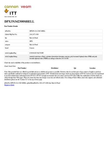 ITT 248-2473-009 Rundsteckverbinder 1St.