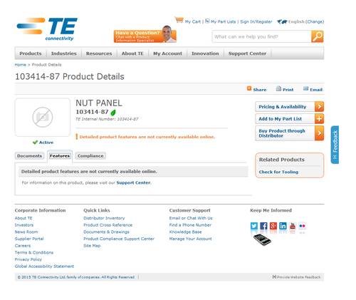 teconnectivity TE Connectivity 103414-87 Rundsteckverbinder Box