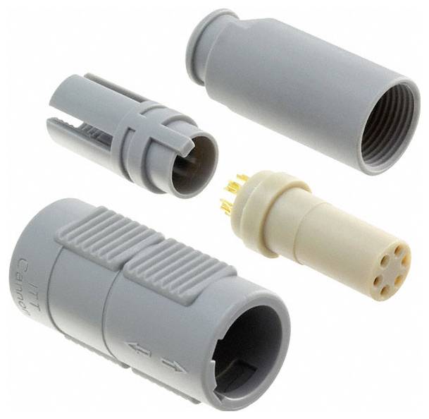 ITT 132042-0454 Rundsteckverbinder 1St.