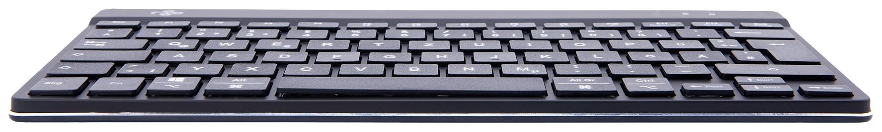 R-GO Tools Compact Break Kabelgebunden Tastatur Deutsch, QWERTZ Schwarz Ergonomisch
