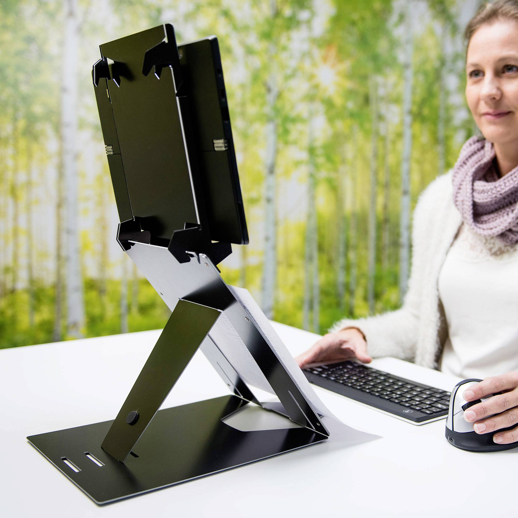 R-GO Tools Riser Duo Notebook-Ständer höhenverstellbar