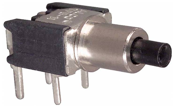 Ein metallischer elektrischer Stecker mit mehreren winzigen Löchern, der für hochdichte Pinverbindungen verwendet wird, neben einer kleinen zylindrischen Komponente angezeigt.