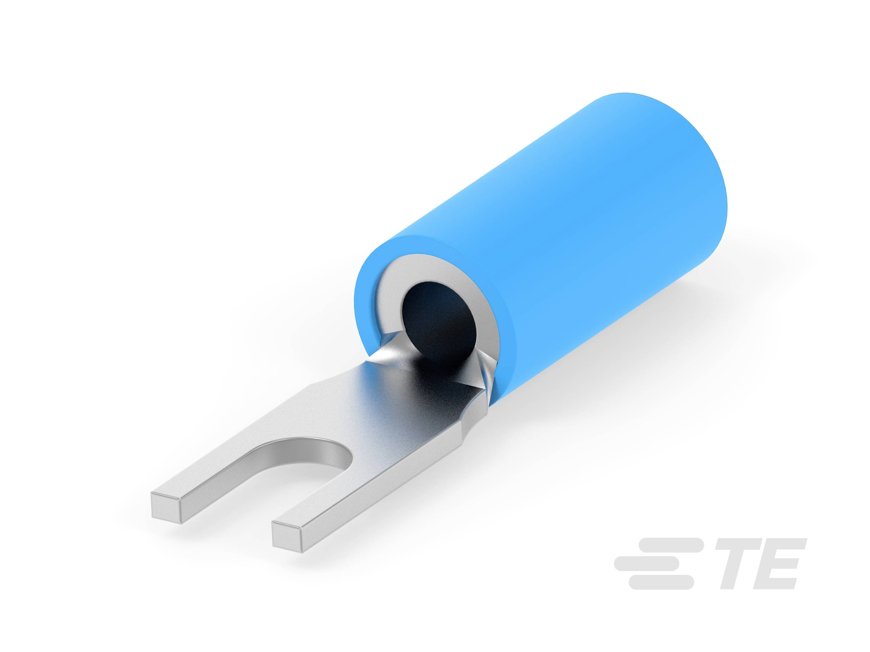 TE Connectivity 132528-1 Gabelkabelschuh 2mm² Box