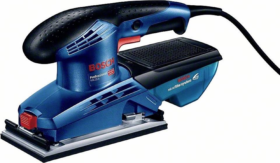 Bosch Professional GSS 23 A, B-Ware 0601070401920 B-Ware (beschädigte / fehlende Verpackung) Schwingschleifer inkl. Koffer 190W
