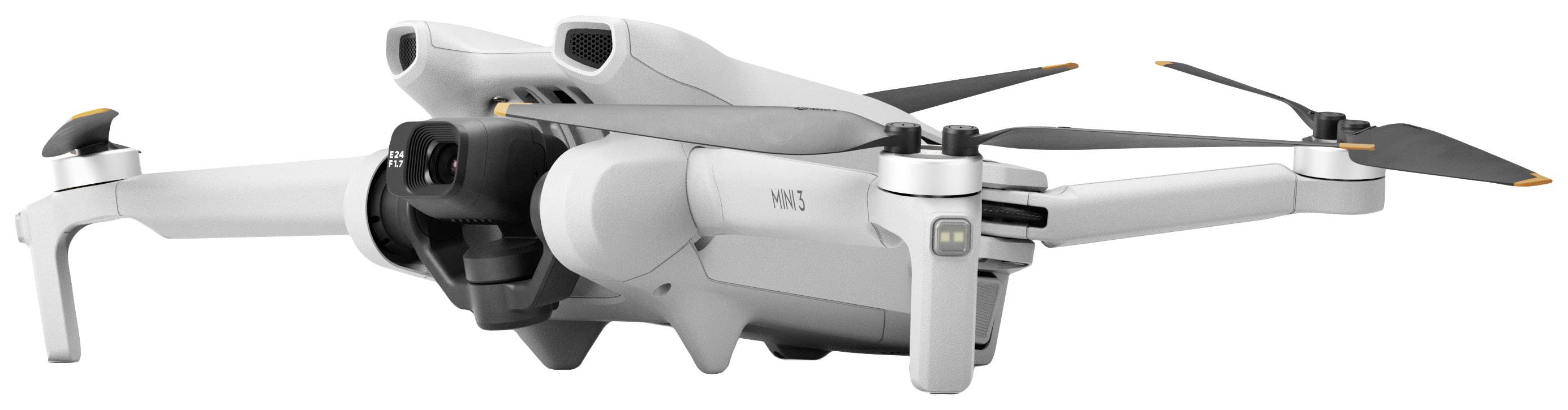 DJI Mini 3 (DJI RC) inkl. Smart Controller Quadrocopter RtF Kameraflug Hellgrau
