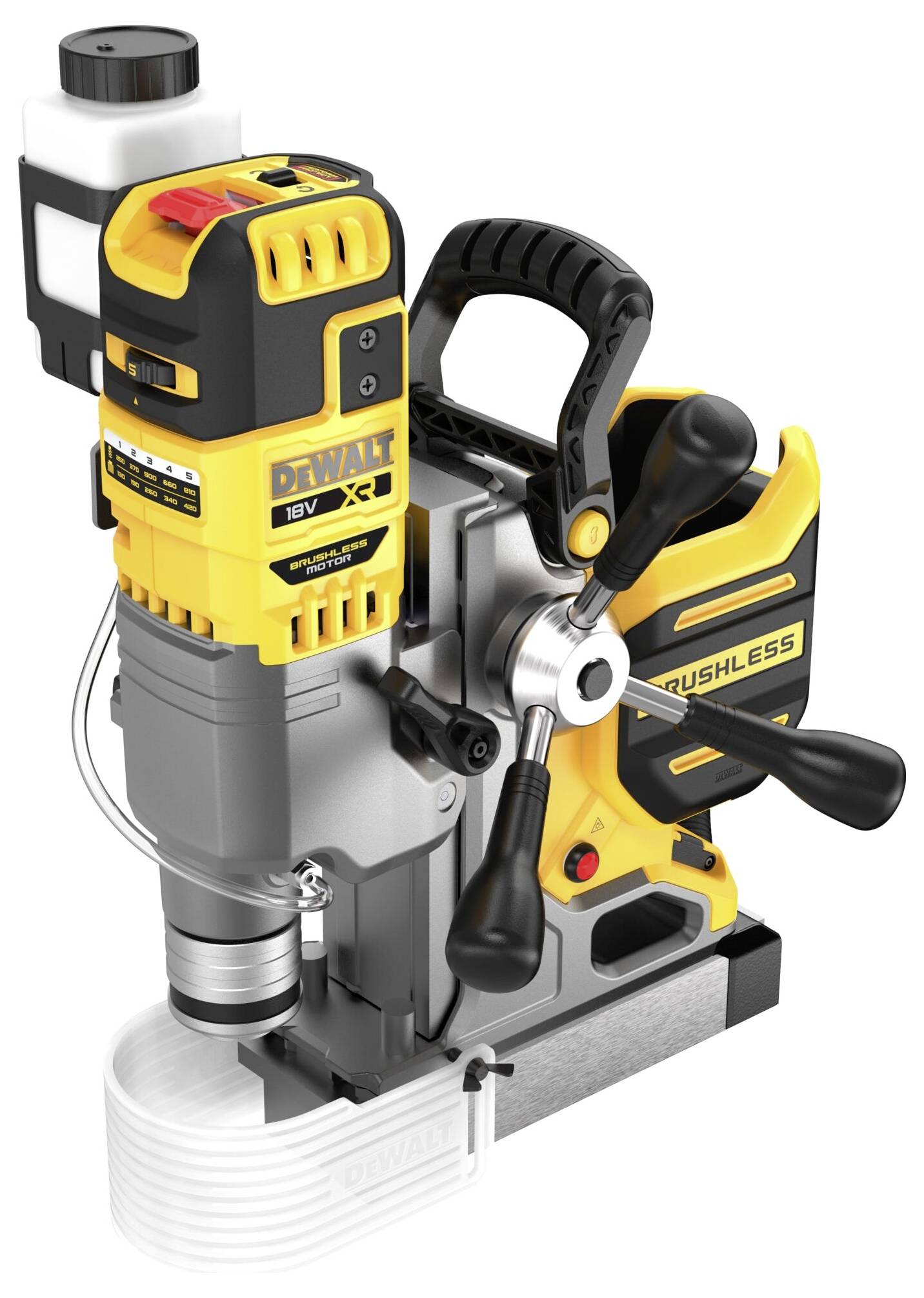 DEWALT DCD1623N-XJ 2-Gang-Magnetbohrmaschine ohne Akku, ohne Ladegerät, inkl. Koffer