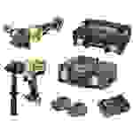 DEWALT DCK2016T2T-QW Werkzeugset Akku-Schlagbohrschrauber, Akku-Winkelschleifer, Akku, Akku-Ladeger