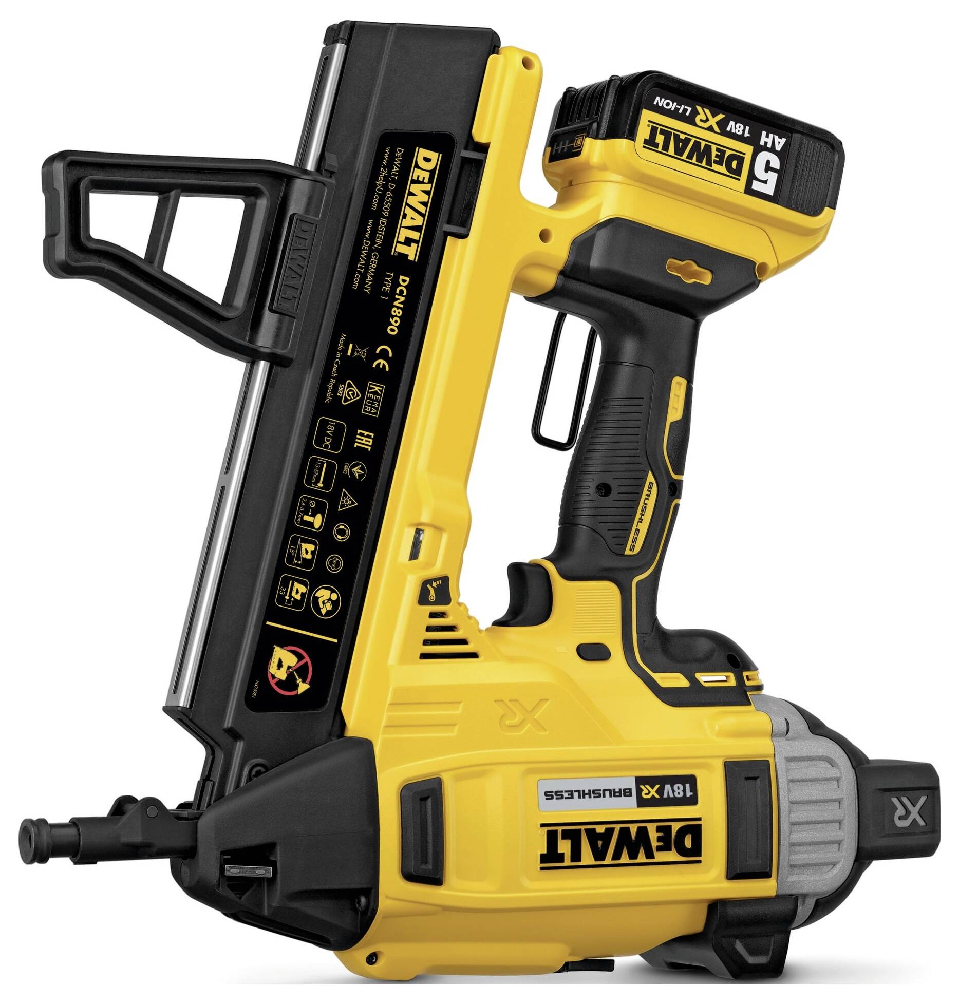 DEWALT DCN890N-XJ Akku-Nagler bürstenlos, ohne Akku