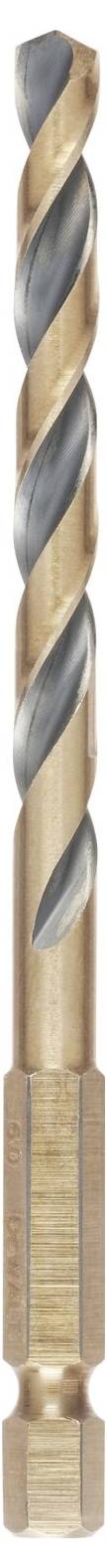 DEWALT DT20608-QZ HSS-G Metall-Spiralbohrer 1 Stück 6mm Gesamtlänge 102mm korrosionsgeschützt Sechskant 1St.