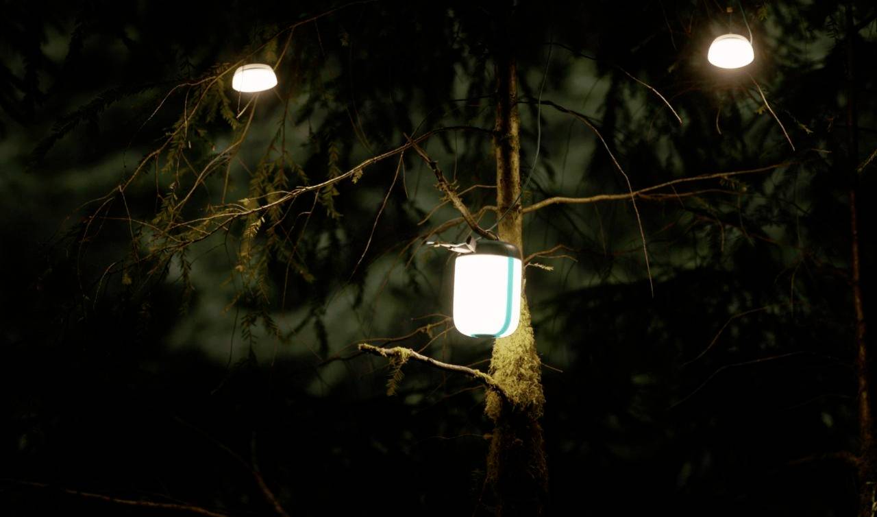 BioLite LNB0100 AlpenGlow 500 LED Camping-Laterne 500 lm akkubetrieben 380 g Grau