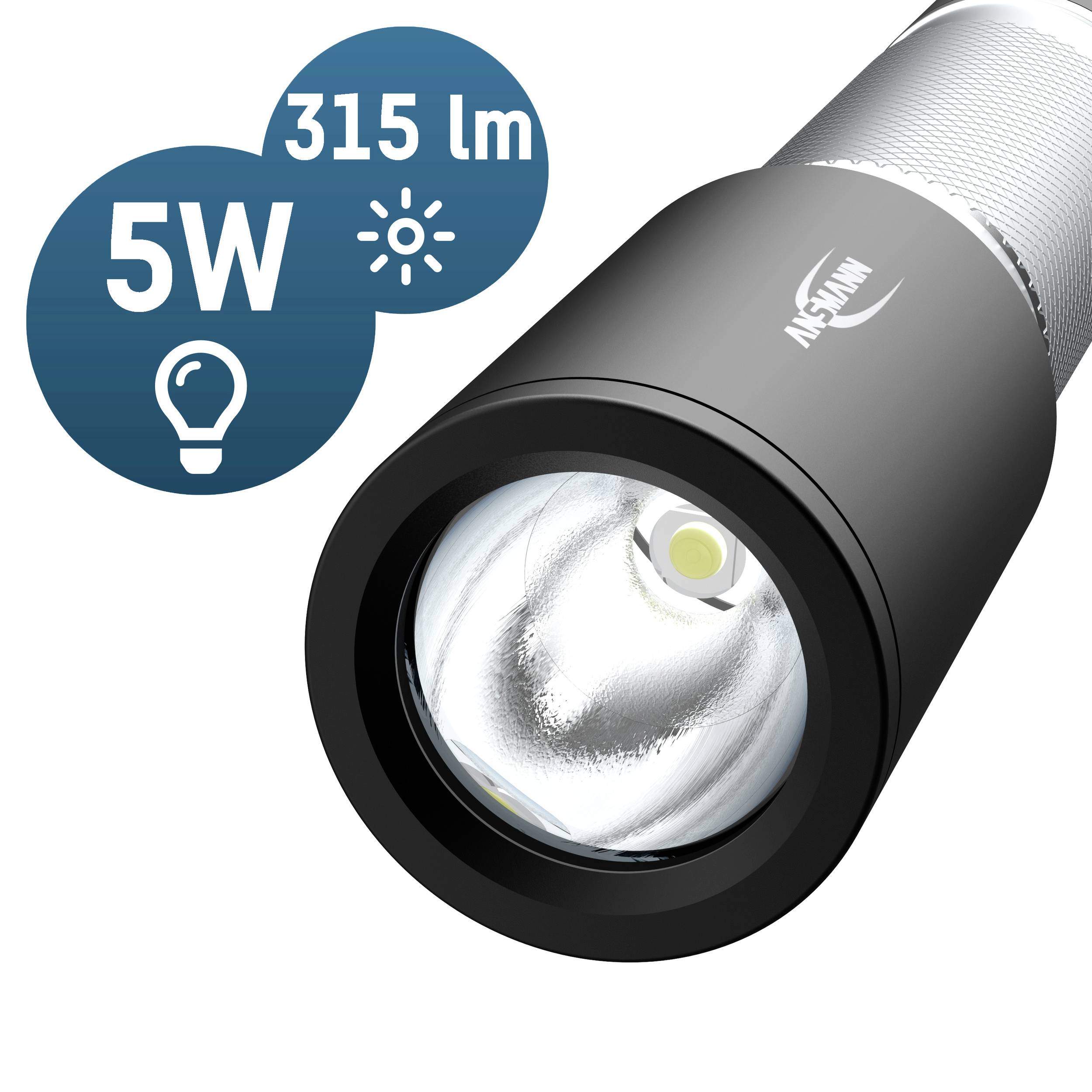 Ansmann Daily Use 300B LED Taschenlampe batteriebetrieben 315lm 41h 280g