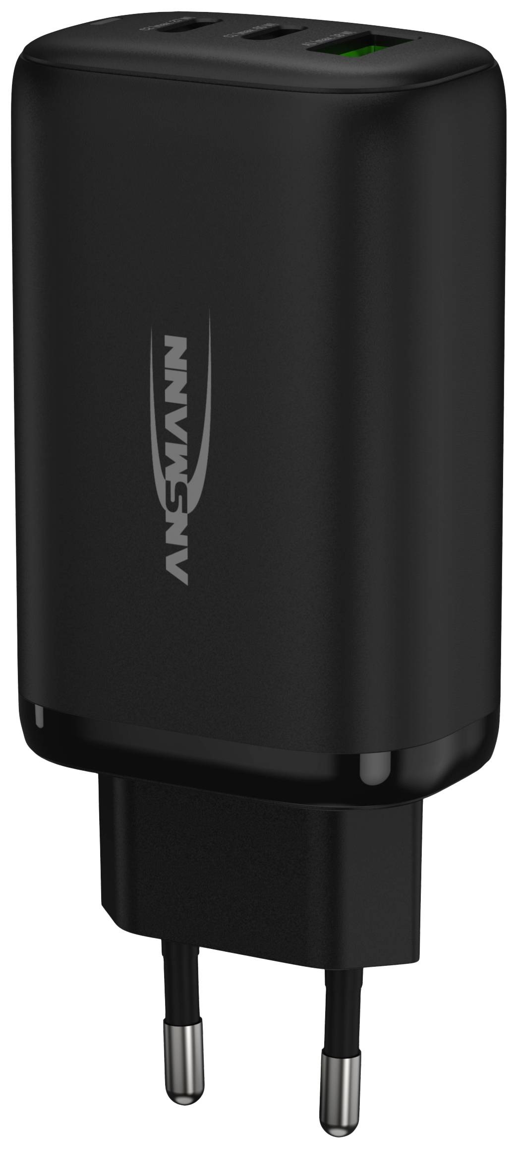 Ansmann Home Charger HC365PD USB Ladegerät 65W 1x USB-A, 2x USB-C® USB PD Schwarz Innenbereich