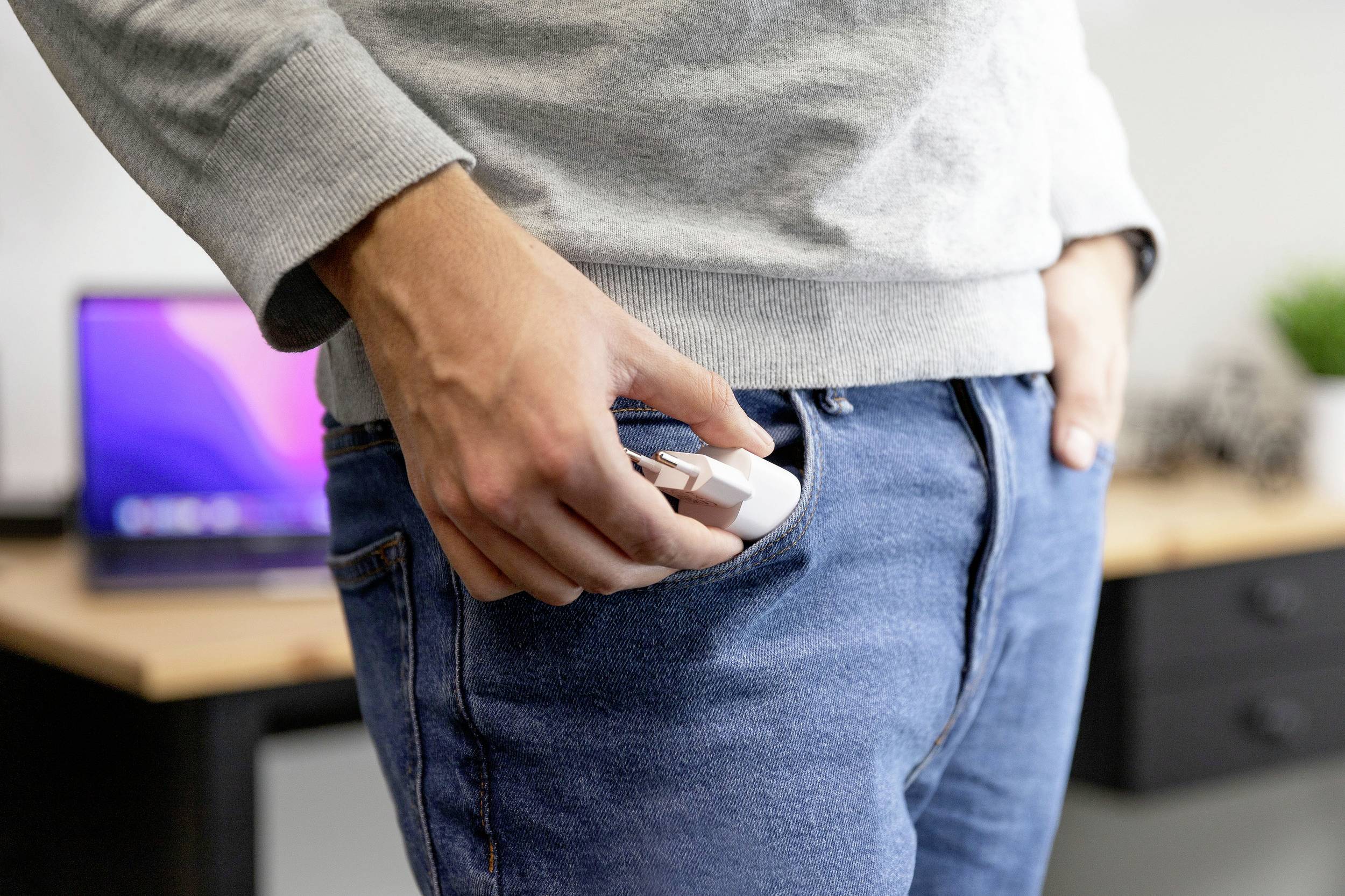 Ansmann Home Charger HC130PD-mini USB Ladegerät 30 W 1x USB-C® USB PD Weiß Innenbereich GaN, USB Power Delivery (USB-PD)