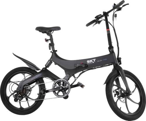 SXT Scooters Velox Max E Bike mit Trittantrieb Schwarz Li Ion 7.8Ah mit herausnehmbaren Akku, Rahmen  - Onlineshop Voelkner