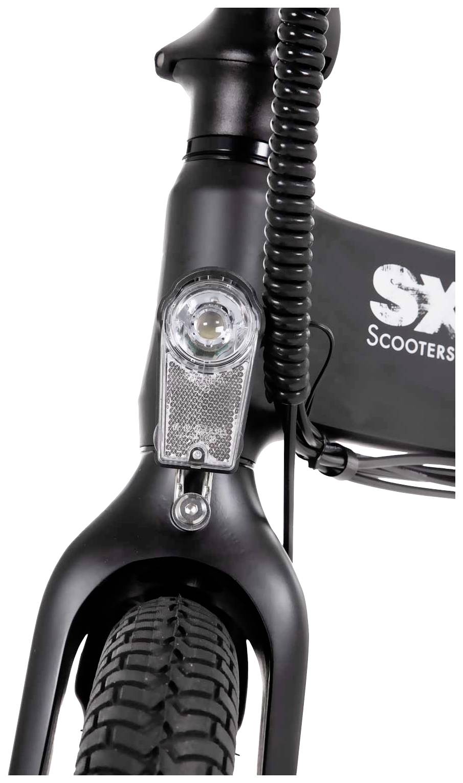 SXT Scooters Velox Max E-Bike mit Trittantrieb Schwarz Li-Ion 7.8Ah mit herausnehmbaren Akku, Rahmen klappbar