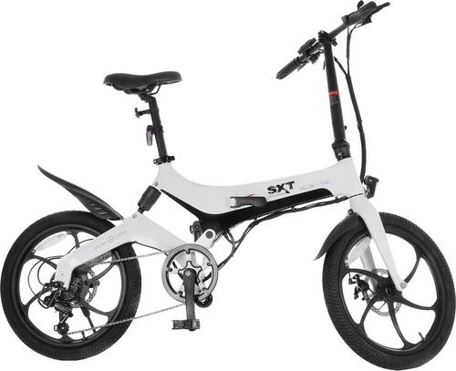 SXT Scooters Velox Max E Bike mit Trittantrieb Weiß Li Ion 7.8Ah Rahmen klappbar, mit herausnehmbar  - Onlineshop Voelkner