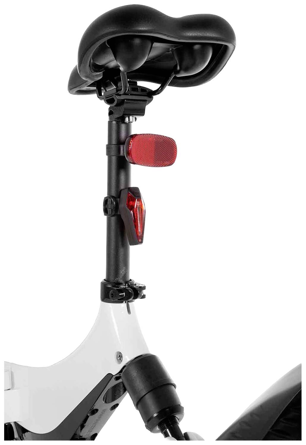 SXT Scooters Velox Max E-Bike mit Trittantrieb Weiß Li-Ion 7.8Ah Rahmen klappbar, mit herausnehmbaren Akku