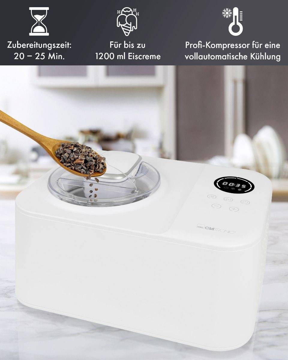 Clatronic ICM 3784 Eismaschine 1200ml