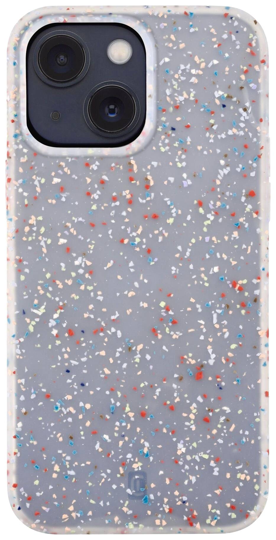 Cellularline Sensation Dots Backcover Apple iPhone 14 Weiß, Glitzereffekt SENSDOTSIPH14W