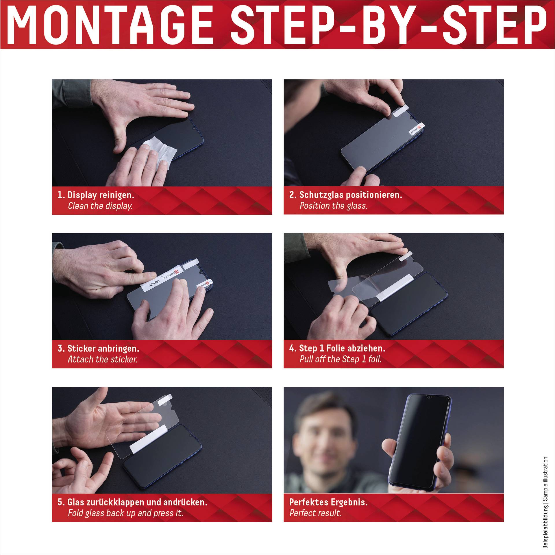 DISPLEX Smart Glass Displayschutzglas 1 St. Anti-Fingerprint, kratzfest 1627