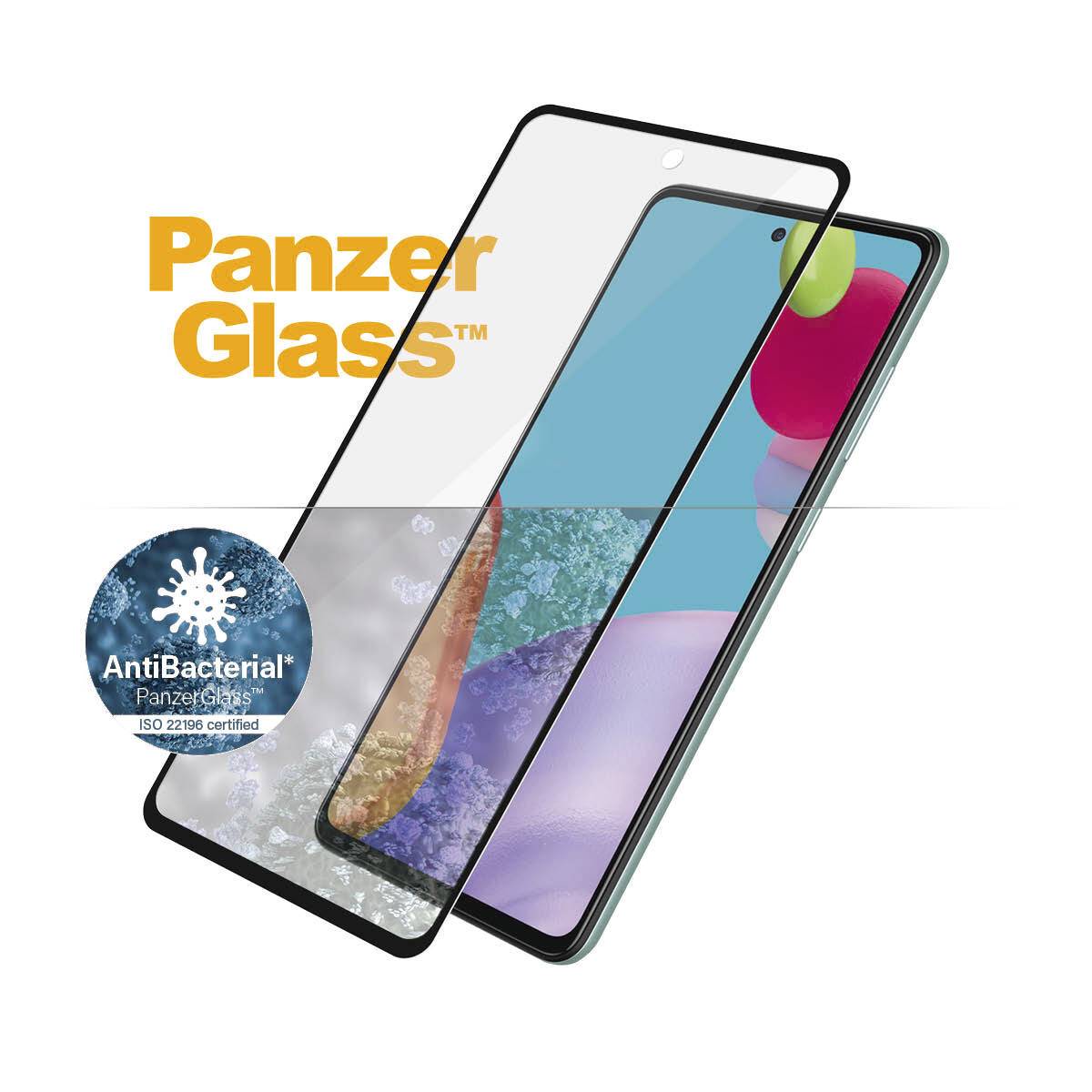 PanzerGlass Edge2Edge Displayschutzglas Samsung Galaxy A52, Galaxy A52 5G, Galaxy A52s 5G, Galaxy A53 5G 1 St. Anti-Fingerprint, antibakteriell 7253