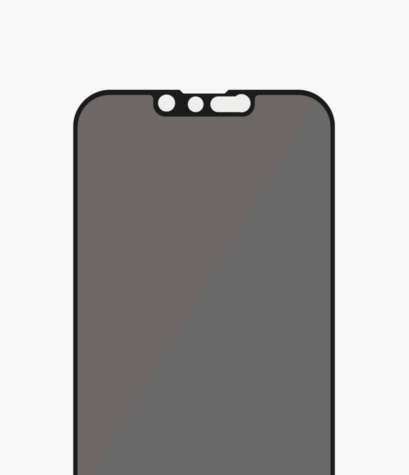 PanzerGlass Edge2Edge Privacy Displayschutzglas mit Blickschutz Apple iPhone 13 mini 1 St. Anti-Fingerprint, antibakteriell, entspiegelt PROP2744