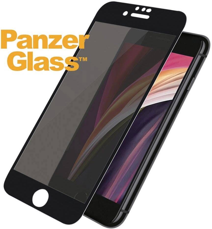PanzerGlass Edge2Edge Privacy Displayschutzglas mit Blickschutz Apple iPhone SE (Gen.3, 2022), iPhone SE (Gen.2, 2020), iPhone