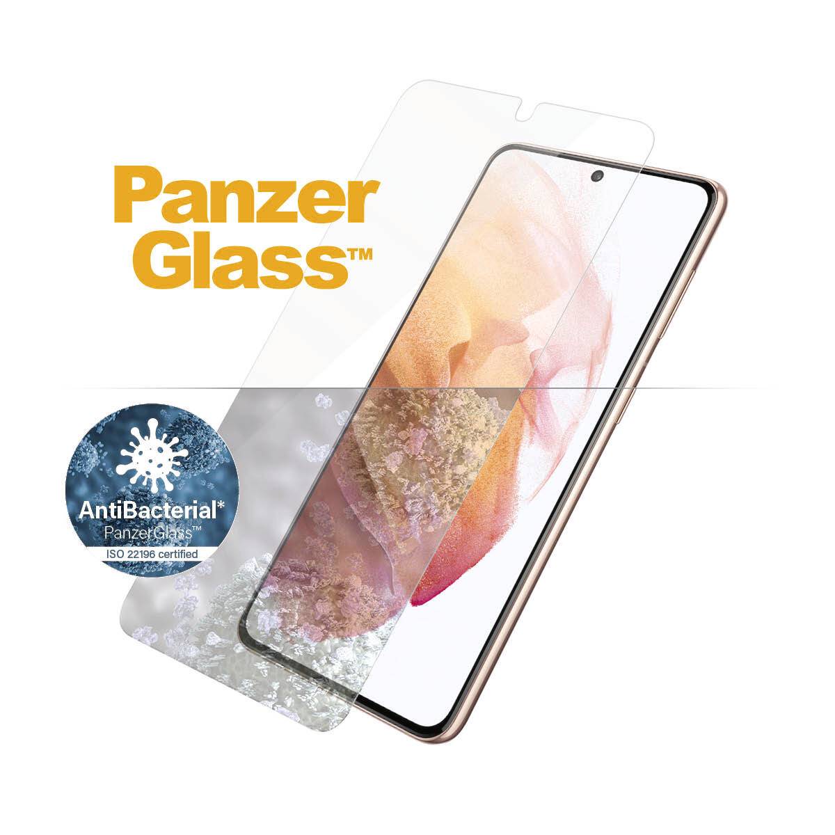 PanzerGlass Edge2Edge Displayschutzglas Samsung Galaxy S21 5G 1 St. Anti-Fingerprint, antibakteriell 7269