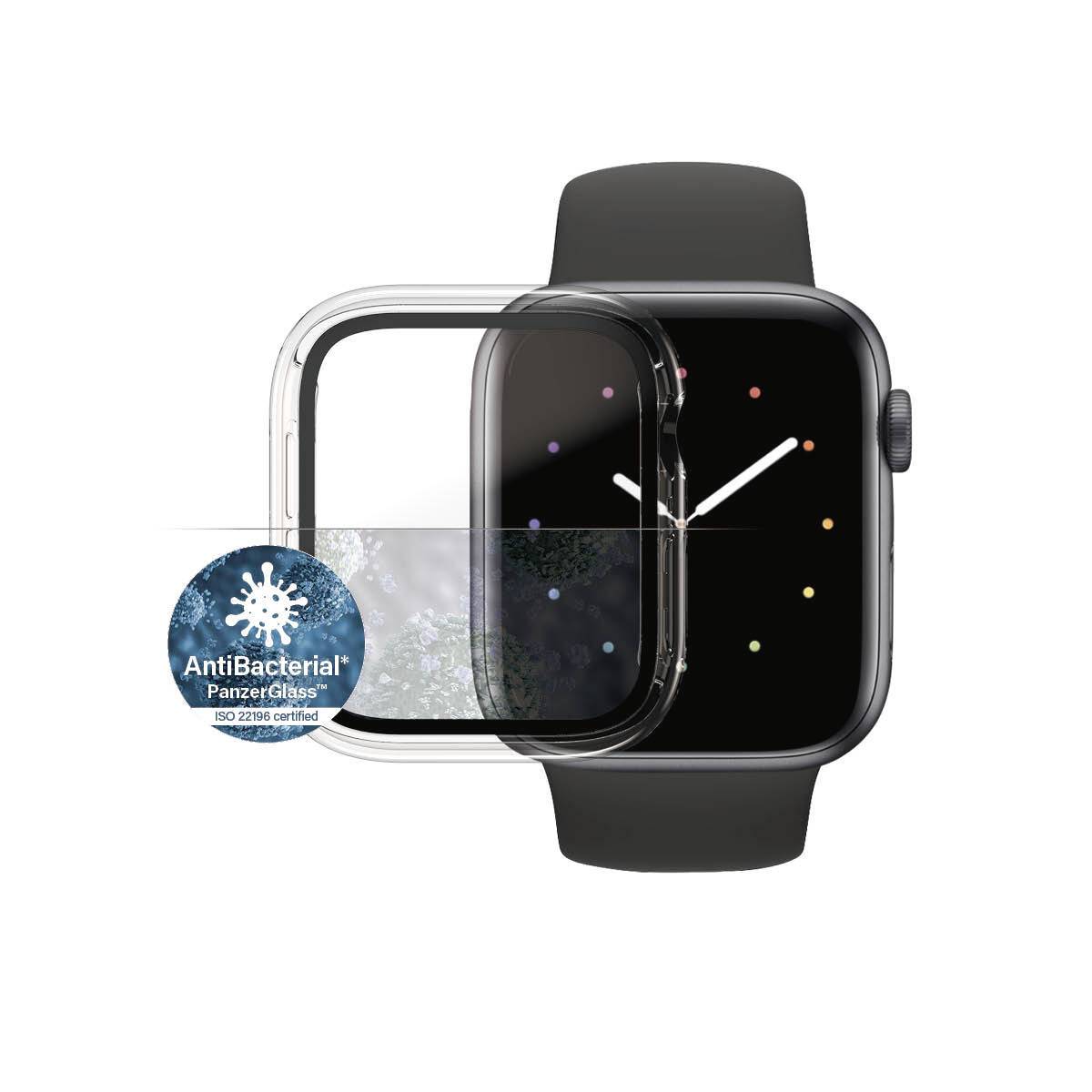 PanzerGlass 3643 Full Body Displayschutzglas Apple Watch Series 4 (44 mm), Watch Series 5 (44 mm), Watch Series 6 (44 mm), Watch SE Series (44 mm)