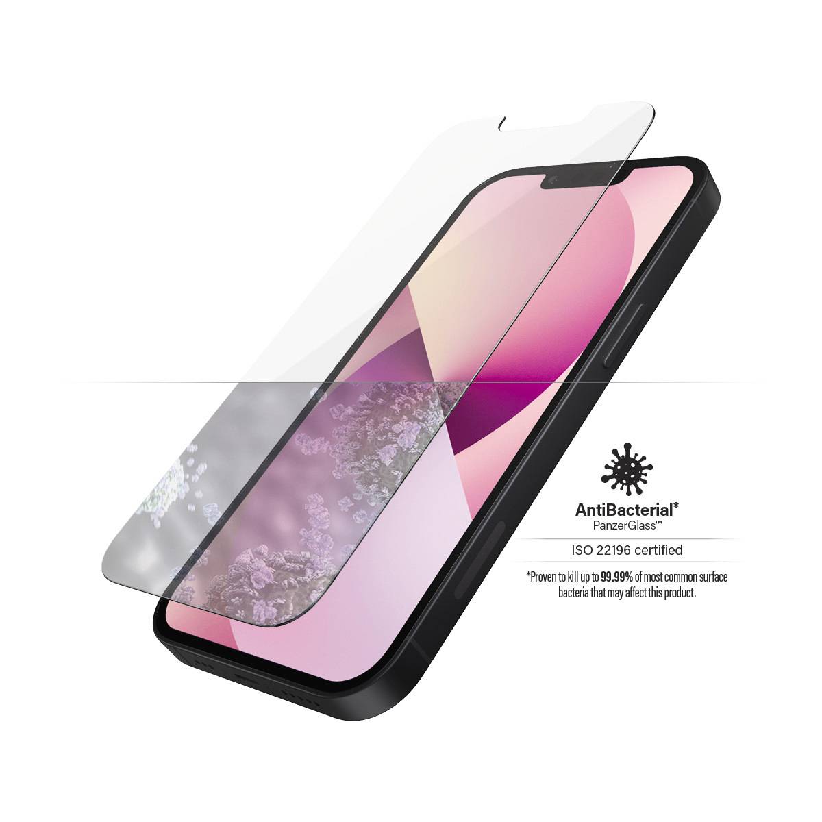 PanzerGlass 2741 Displayschutzglas Apple iPhone 13 mini 1 St. Anti-Fingerprint, antibakteriell 2741