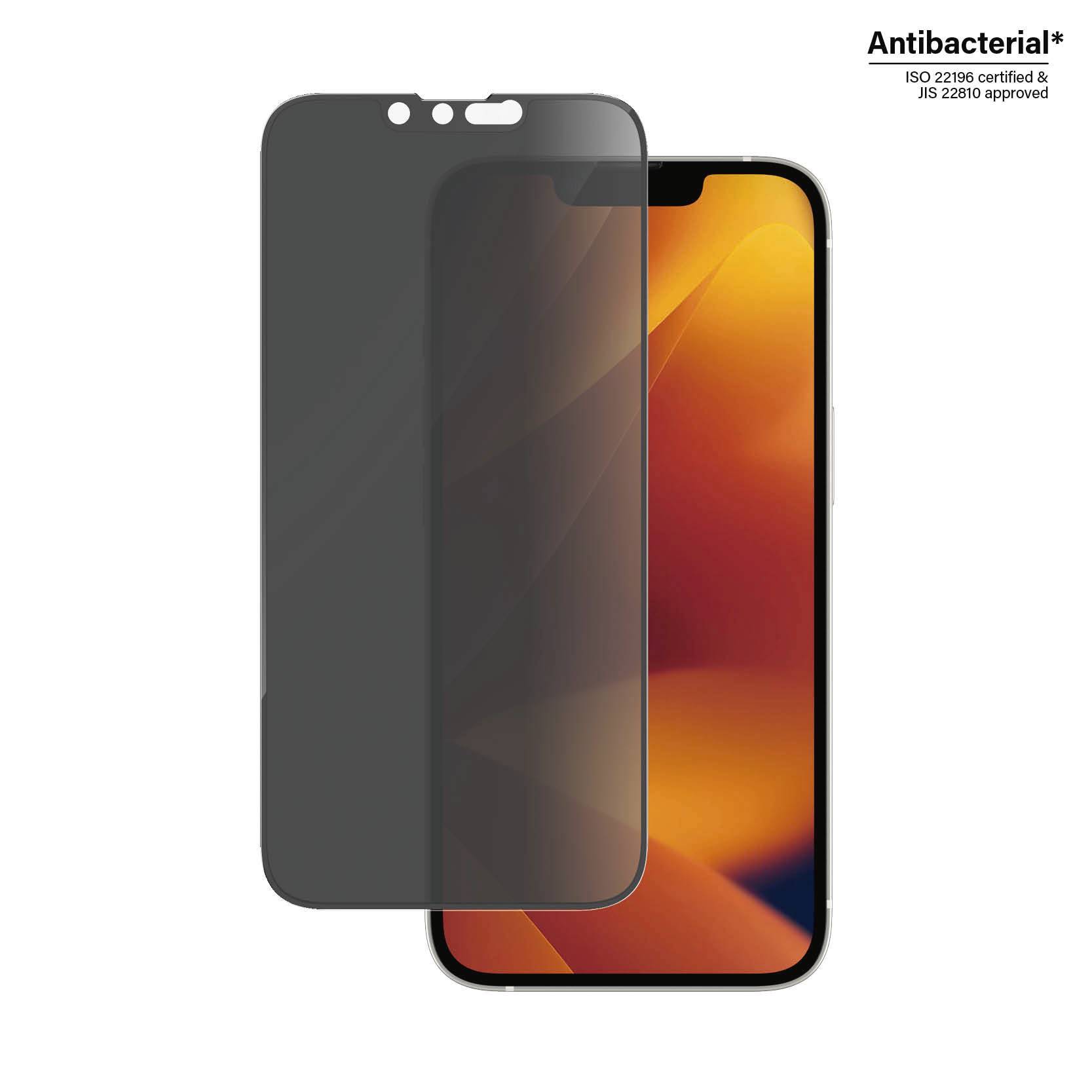 PanzerGlass Ultrawide Privacy Displayschutzglas mit Blickschutz Apple iPhone 16e, iPhone 14, iPhone 13, iPhone 13 Pro 1 St. P2771