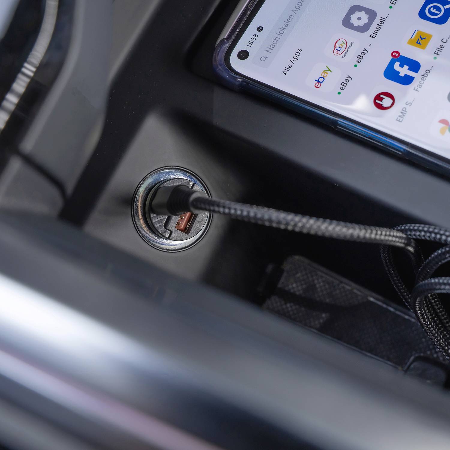 4Smarts VoltRoad Pico Dual 20W Ladeadapter Schwarz