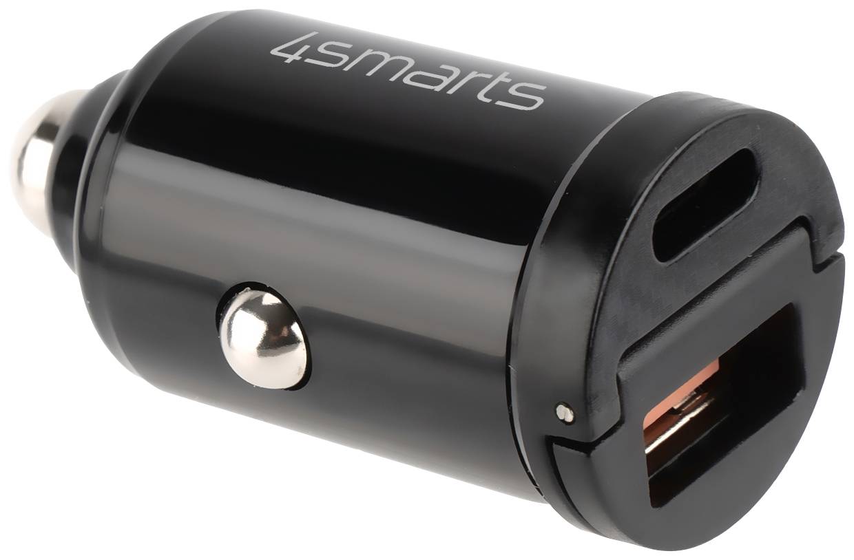 4Smarts VoltRoad Pico Dual 20W Ladeadapter Schwarz