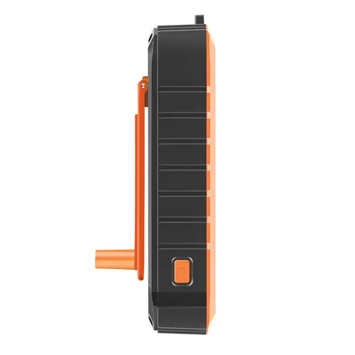 4Smarts Prepper Solar Powerbank 12000 mAh Li-Ion Schwarz, Orange LED Taschenlampe, Outdoor 4Smarts Prepper Solar Powerbank 12000 mAh Li-Ion Schwarz, Orange LED Taschenlampe, Outdoor